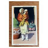 VINTAGE "UNUSED" POSTCARD-"NATIVE AMERICAN"
