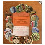 (20+) "DIFFERENT" FISHING LINE/LURE LABELS-"1874-?