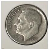 1952-D ROOSEVELT DIME (90% SILVER)