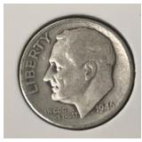 1946 ROOSEVELT DIME (90% SILVER)
