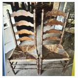 (2)VINTAGE "CANE SEAT" CHAIRS