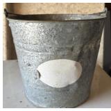 GALVINIZED PAIL-CHECK OUT THE PIC