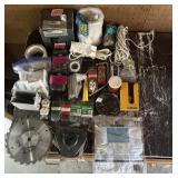 ITEMS FROM THE SHOP AREA W/PLASTIC TUB