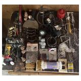 ITEMS FROM THE SHOP AREA W/PLASTIC TUB