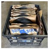 RECORD ALBUMS W/CRATE