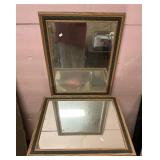 (2)FRAMED MIRRORS