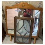 MIRROR & GLASS-***NOT PERFECT***