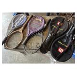 (6)TENNIS RACKETS-CHECK OUT THE PIC