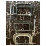 "C" CLAMP SET~(3)PIECES