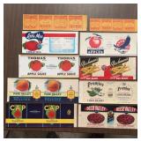 (10)VINTAGE Can LABELS-ASSORTED/'1920-1960'
