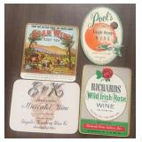 (4)VINTAGE 'WINE BOTTLE' LABELS-'1940-1950'