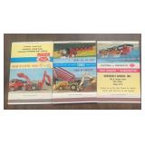 (3)VINTAGE 'SALESMAN: SAMPLE MATCH BOOKS-'1950's'