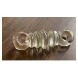 VINATGE GLASS INSULATOR-CHECK OUT THE PIC'S