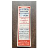 (10 COUNT) VINATGE 'PHARMACY' BOTTLE LABEL-'DR. BL