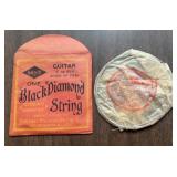 VINTAGE GUITAR STRINGS''BLACK DIAMOND'