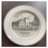 VINTAGE 'CHURCH' PLATE-'GREENCASTLE, INDIANA'