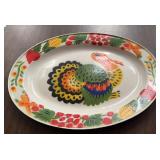 METAL TURKEY PLATTER-CHECK OUT THE PIC'S