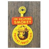 CHILD'S CLIP PIN-'SMOKEY THE BEAR'
