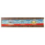(6 COUNT) VINTAGE CAN LABEL-'ANGEL/TUNA'