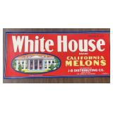 (5 COUNT) VINTAGE CRATE LABEL-'WHITE HOUSE'