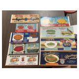(9)VINTAGE LABELS-'1918-1930's'