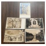 (5)VINATGE 'REAL PHOTO' POSTCARDS-ASSORTED