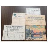 (5)VINTAGE 'PAPER' ITEMS-'1882-1940'