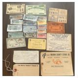 (23)VINTAGE PAPER RELATED ITEMS-CHECK OUT THE PIC'