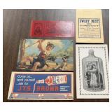 (5)VINTAGE PAPER ITEMS-'1920's-1940's'