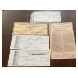 (5)VINTAGE 'RAILROAD' PAPER ITEMS-1870-1948'