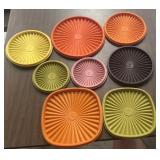 (8)'TUPPERWARE' LIDS-ASSORTED