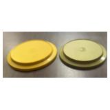 (2)'TUPPERWARE' LIDS-ASSORTED