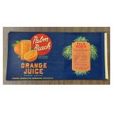 (6 COUNT) VINTAGE CAN LABEL-'PALM BEACH'