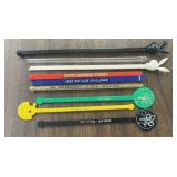 (9)VINTAGE DRINK SIRRERS/SWIZZLE STICKS-ASSORTED