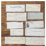 (10)'VINTAGE PAPER ITEMS-'1870's'