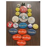 (20+) PINBACKS-CHECK OUT THE PIC'S
