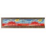 (7 COUNT) VINTAGE CAN LABEL-'ANGEL/CRAB'