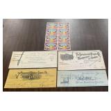 (5)VINTAGE 'PAPER ADVERTISING' ITEMS-'1903-1930'