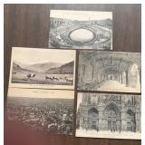 (5)VINTAGE 'FRANCE'POSTCARDS-CIRCA. '1920'