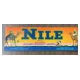 (9 COUNT) VINTAGE CRATE LABEL-'NILE'