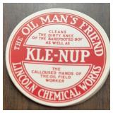 (10 COUNT) VINTAGE '1930's' TIN LABEL-'KLE~NUP'