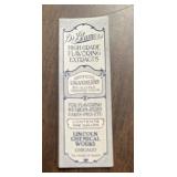 (10 COUNT) VINTAGE 'PHARMACY BOTTLE' LABEL-'DR.BLU