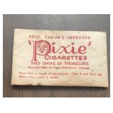 VINTAGE 'ADVERTISING' ITEM-'PIXIE CIGARETTES'