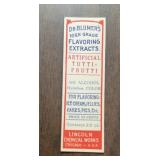 (10 COUNT) VINTAGE 'PHARMACY BOTTLE' LABEL-'DR.BLU