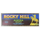 (5 COUNT) VINTAGE CRATE LABEL-'ROCKY HILL'