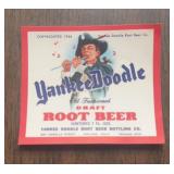 (5 COUNT) CINTAGE BOTTLE LABEL-'YANKEE DOODLE'