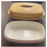 'TUPPERWARE' ITEM-STRAINER DISH-CHECK IT OUT