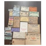 (28)VINATGE 'PAPER' ITEMS-'902-1953'