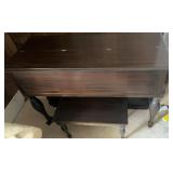 "COFFIN~STYLE" PIANO W/BENCH-CHECK OUT THE PIC