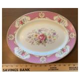 "STAFFORDSHIRE" PLATTER-APPROX. 15ï¿½x11ï¿½